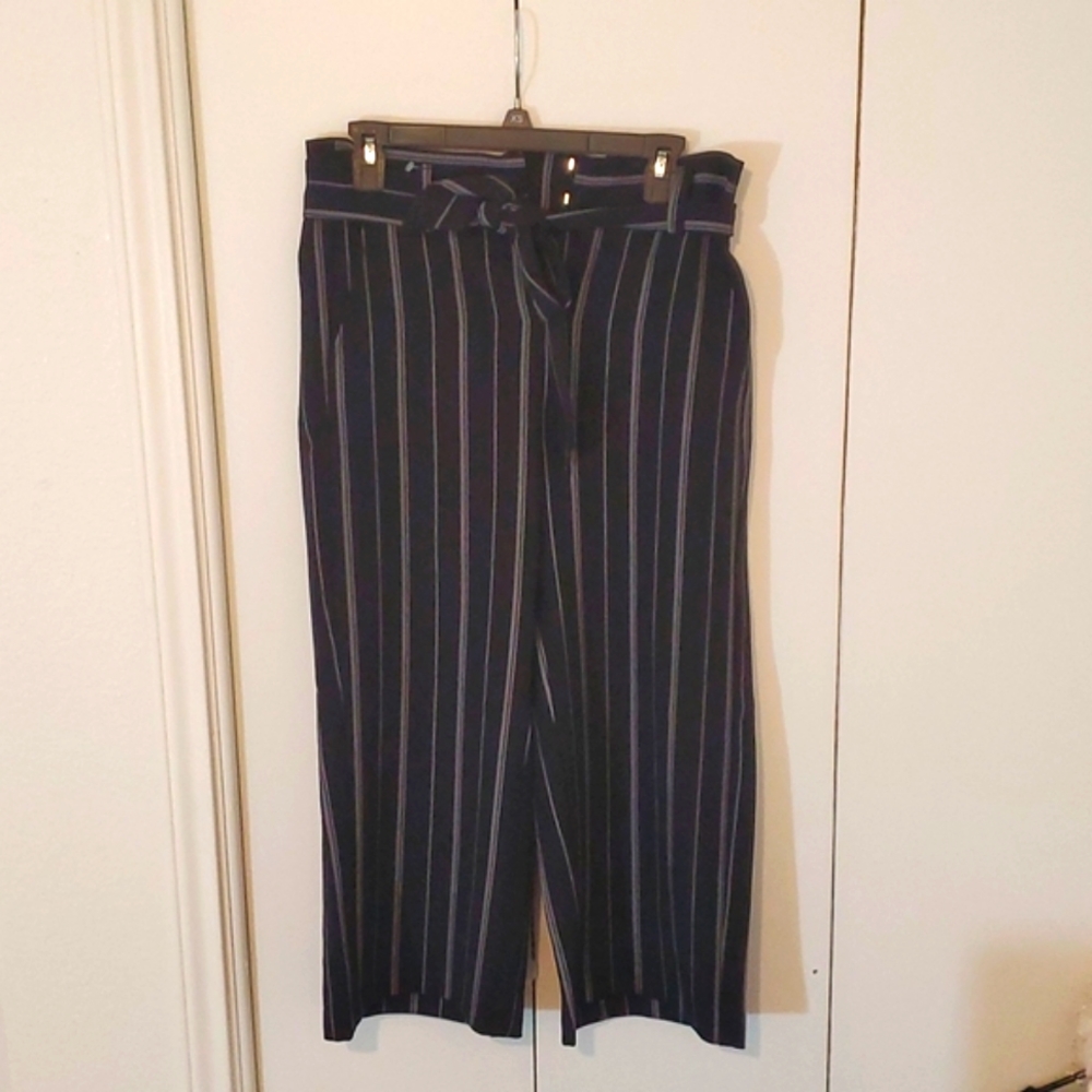 Career Pants with Stripes